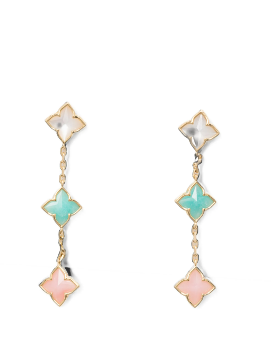 Venetian Princess multi-stone drop earrings