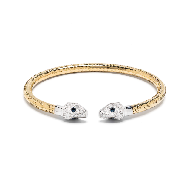 Pulsera de zafiro Nobile en oro amarillo de 18 kt 
