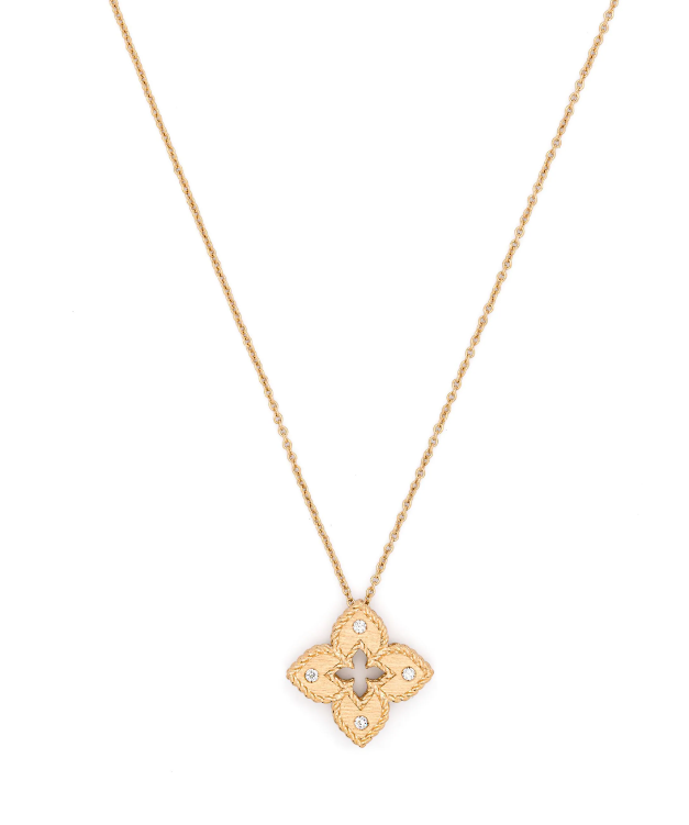 18kt rose gold Venetian Princess diamond necklace