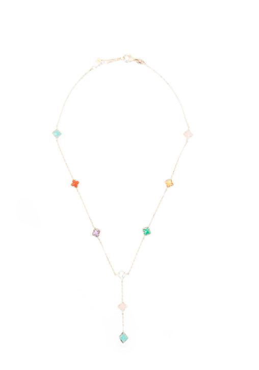 Princess Flower mulyi-stone necklace