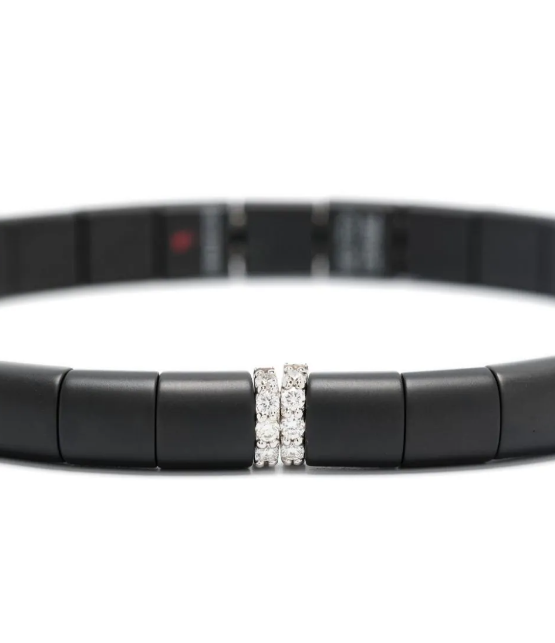 18kt white gold diamond bracelet