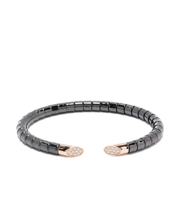 Pulsera de cerámica y diamantes
