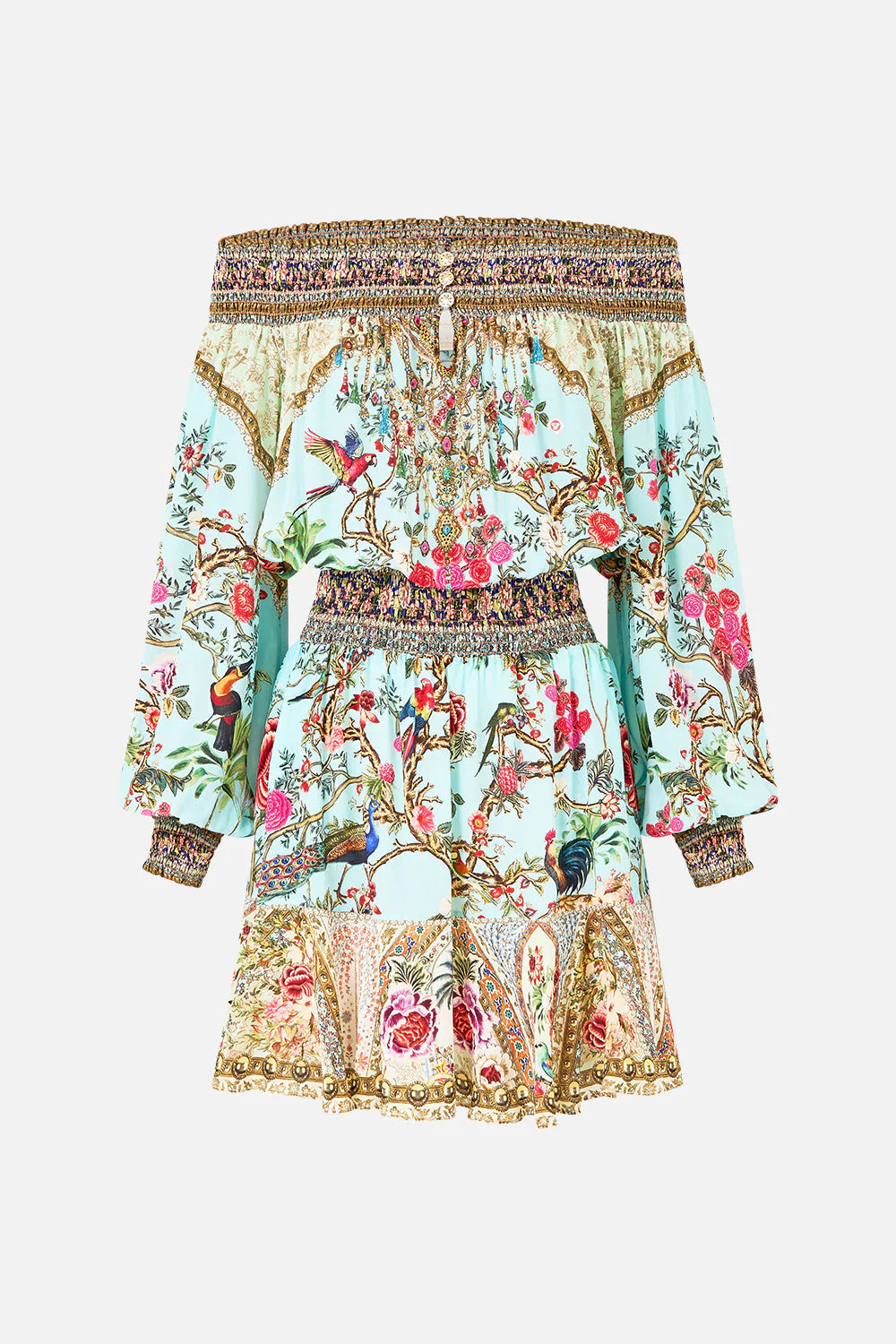 Sultans And Queens off-the-shoulder mini dress
