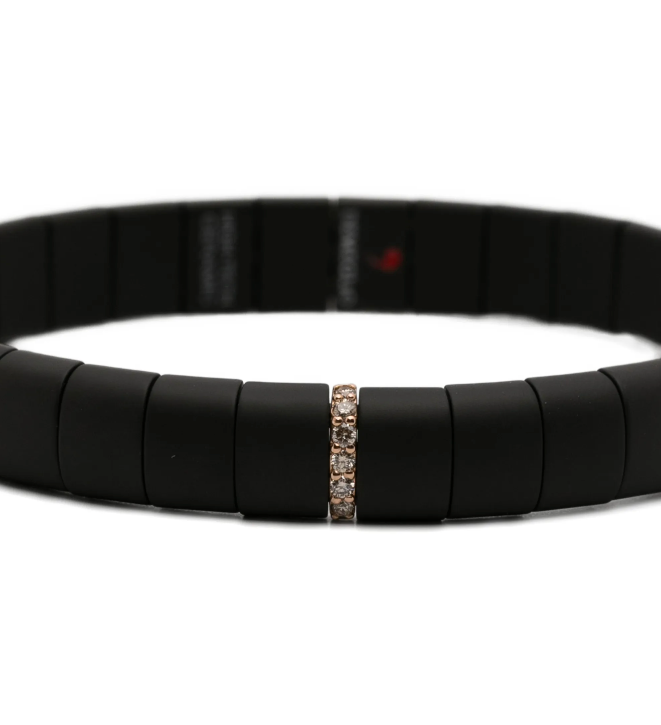 18kt rose gold brown diamonds bracelet