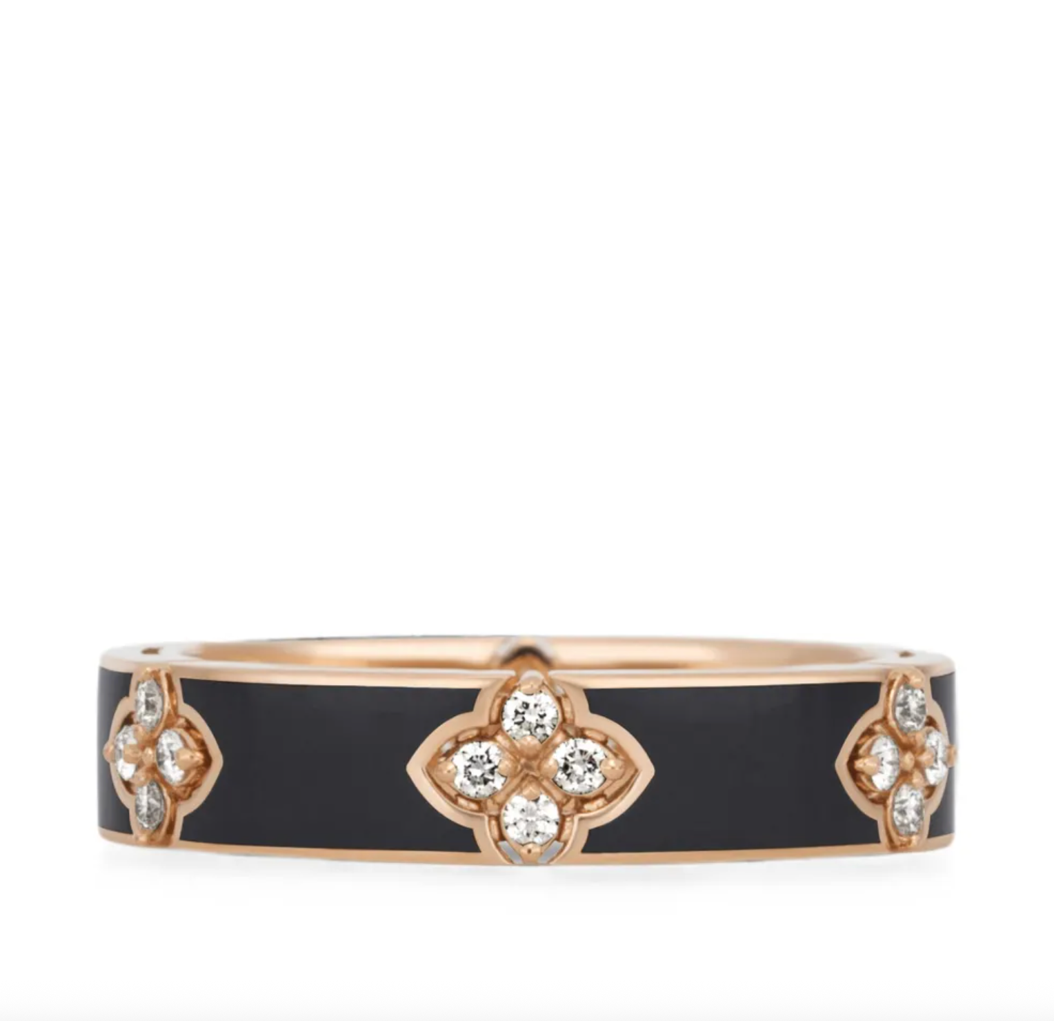18kt rose gold diamonds ring