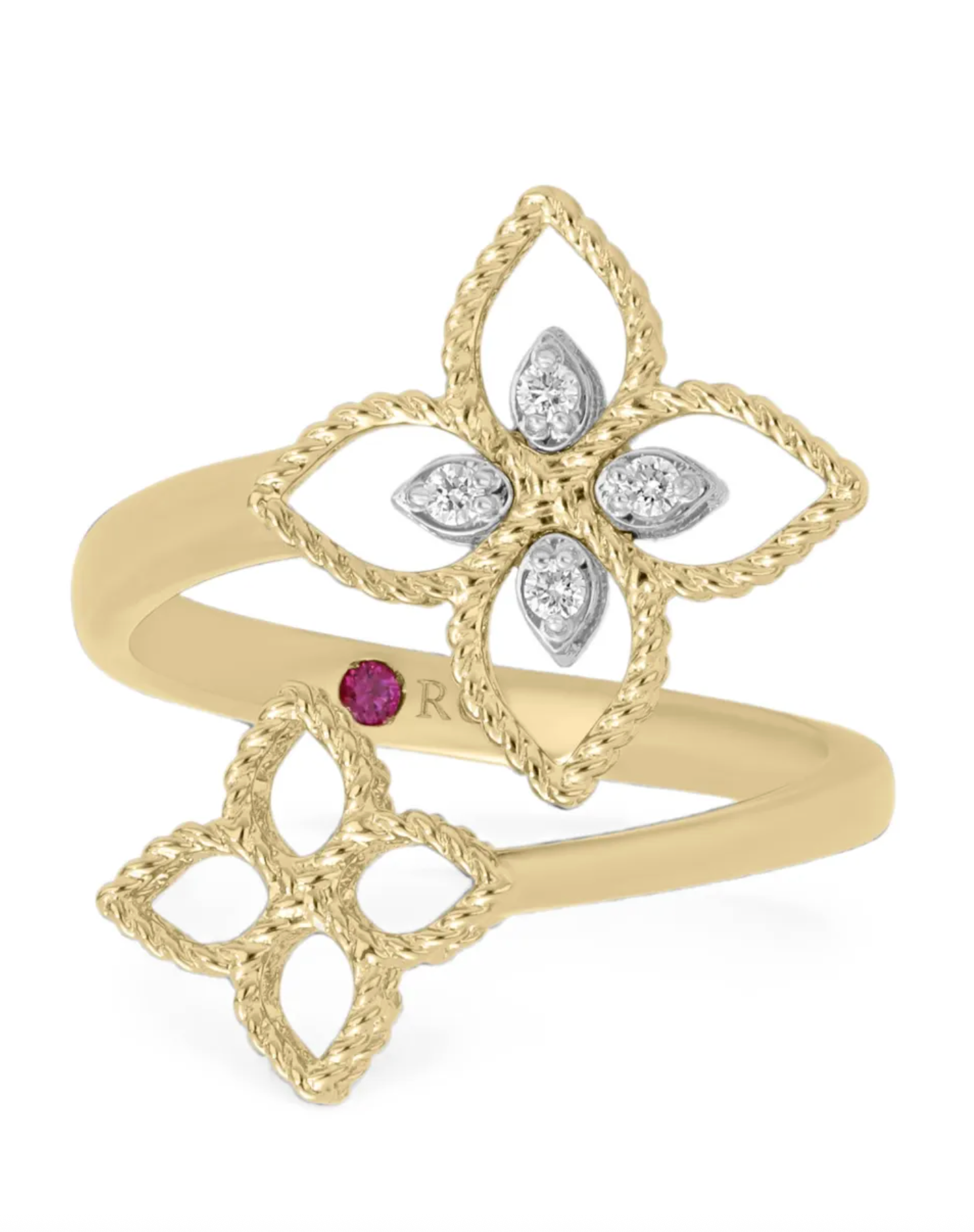 18kt yellow gold diamonds rings