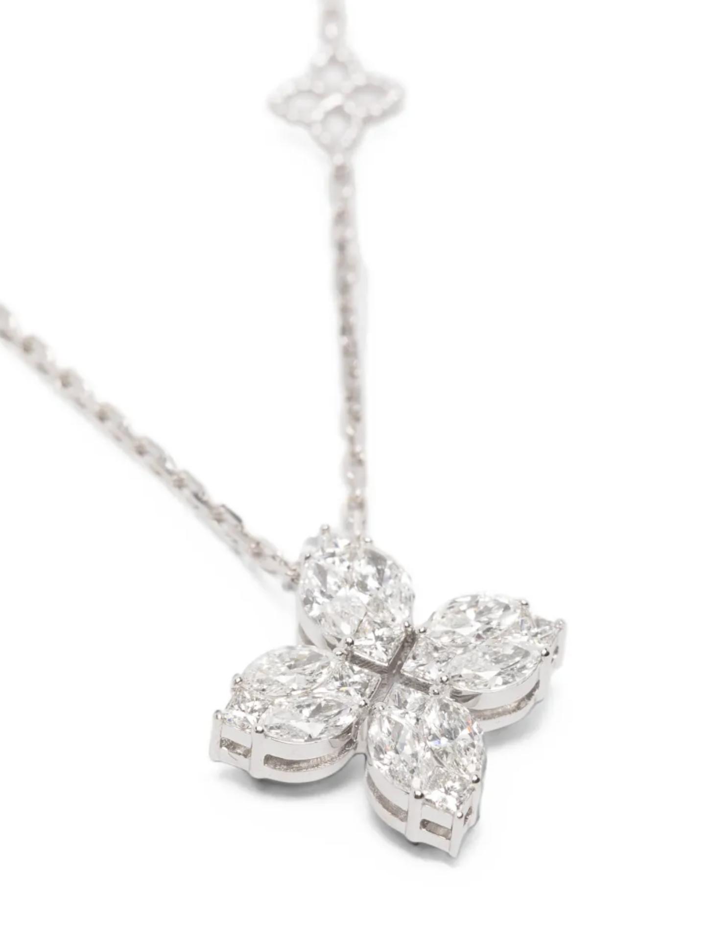 Princess Flower diamond necklace