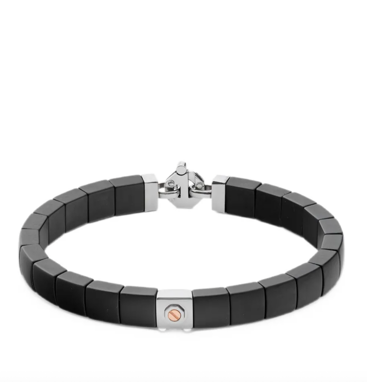 cable screw-detail bracelet