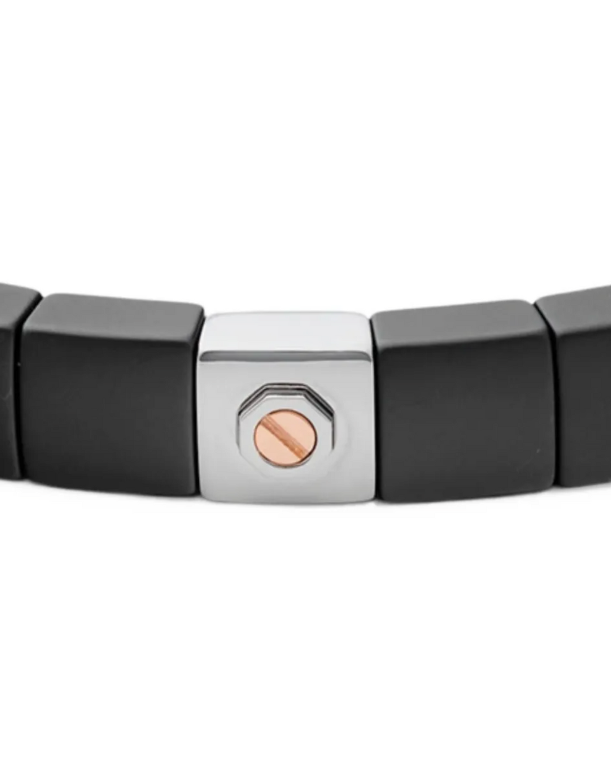 cable screw-detail bracelet