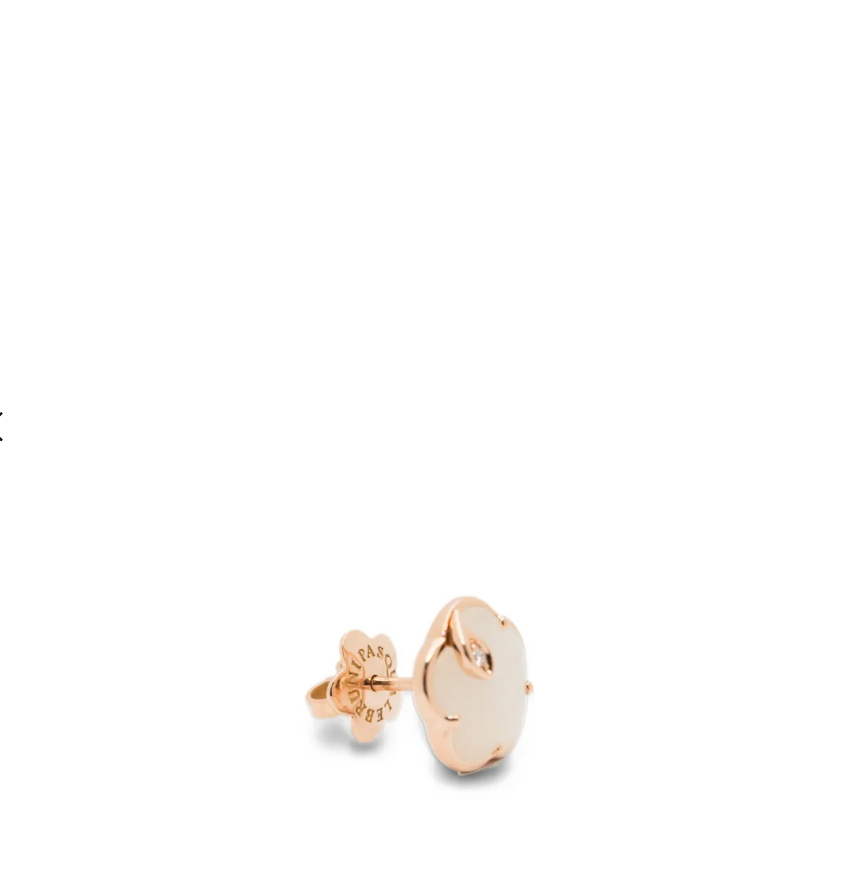 Petit Joli mother-of-pearl and diamond earrings