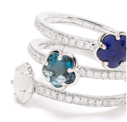 18kt white gold Figlia dei Fiori diamond  ring