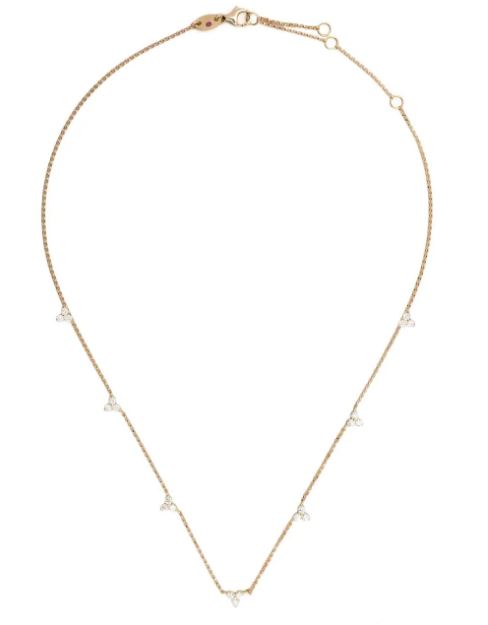 18kt yellow gold diamonds  Love by the Yard  necklace