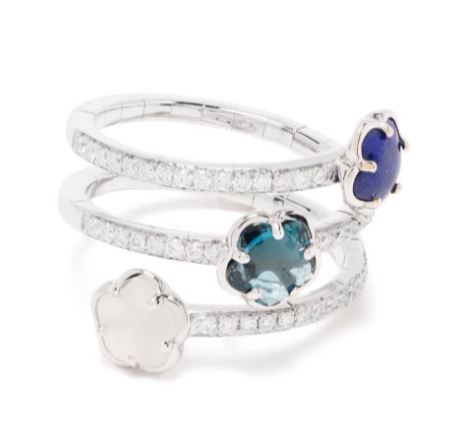 18kt white gold Figlia dei Fiori diamond  ring