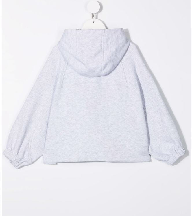 Chaqueta con botones y capucha 