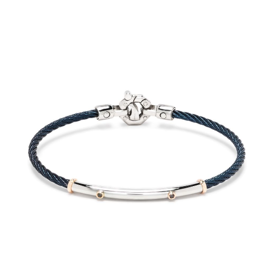 18kt rose gold diamond bracelet