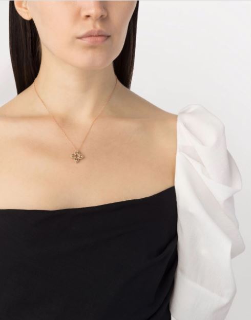 18kt rose gold  Venetian Princess diamond necklace