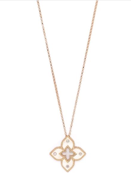 18kt rose gold  Venetian Princess diamond necklace