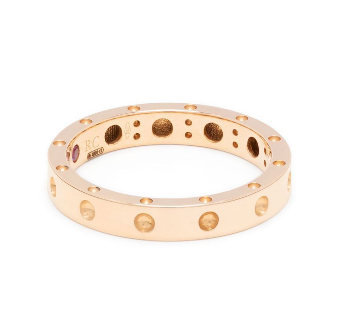 18kt rose gold Pois Moi thin band ring